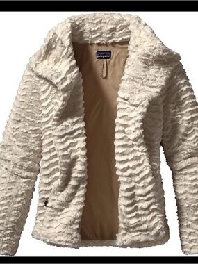 Women’s large Patagonia Pelage Faux Fur Jacket